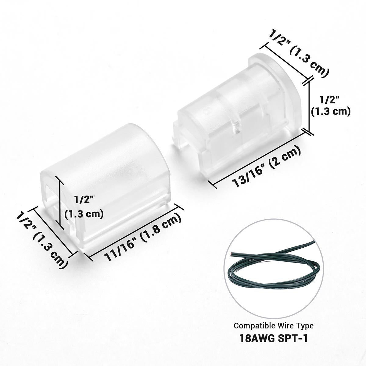 Yescom C7 C9 Christmas Light Clips, Hangers, Stakes, End Caps