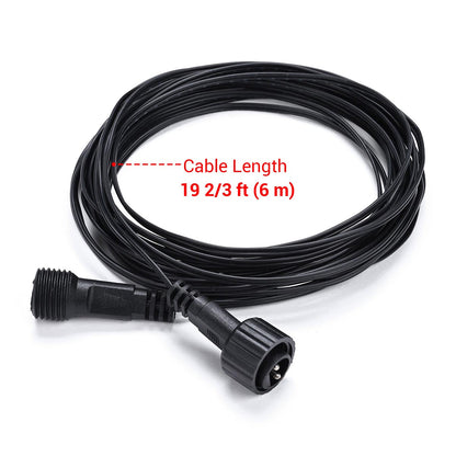 Yescom 20ft Extension Cord for Outdoor String Light