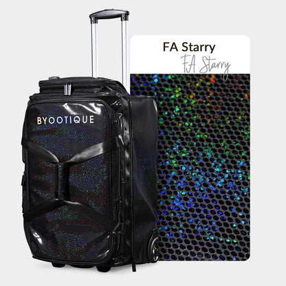 Byootique Dance Competition Rolling Bag with Rack Sports Duffle Bag