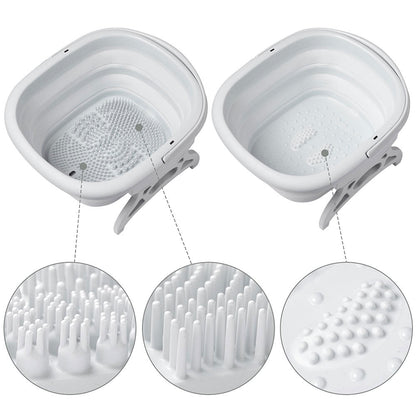 Yescom Collapsible Foot Soaking Tub Spa Bucket with Cover