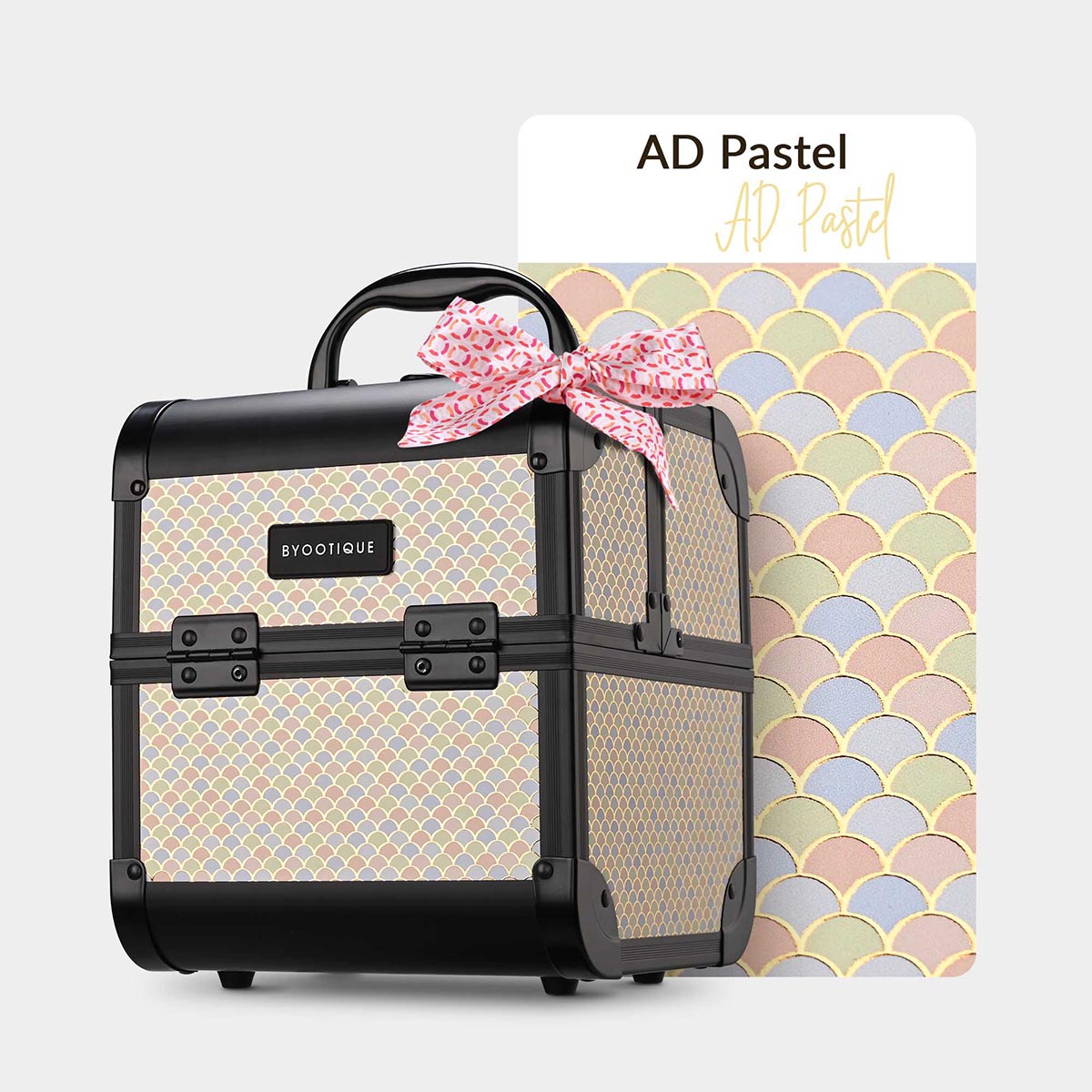Byootique Art Deco Cube Makeup Box Cosmetic Case