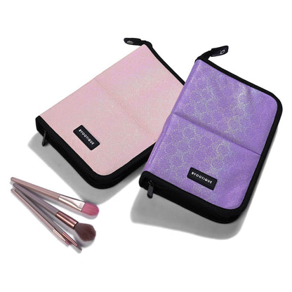 Byootique Makeup Brush Holder with 29 Pockets Stand Up