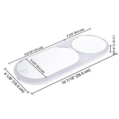 Byootique Visor Mirror Car Vanity Mirror with Light & 3X Magnifying
