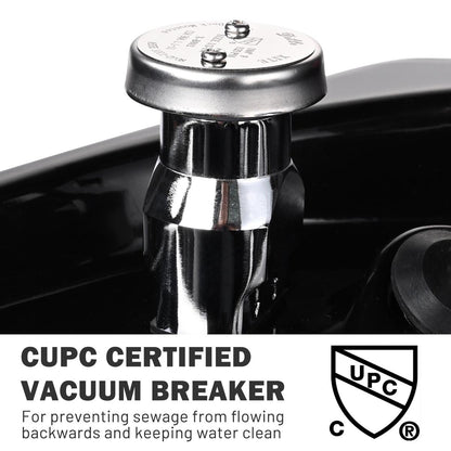 Yescom Vacuum Breaker Shampoo Bowl w/ Gel Neck Rest