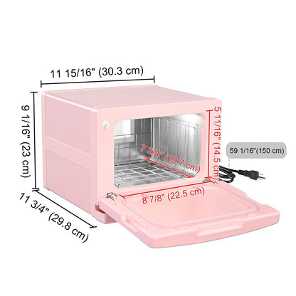Yescom 8L Hot Towel Warmer SPA UV Sterilizer Cabinet