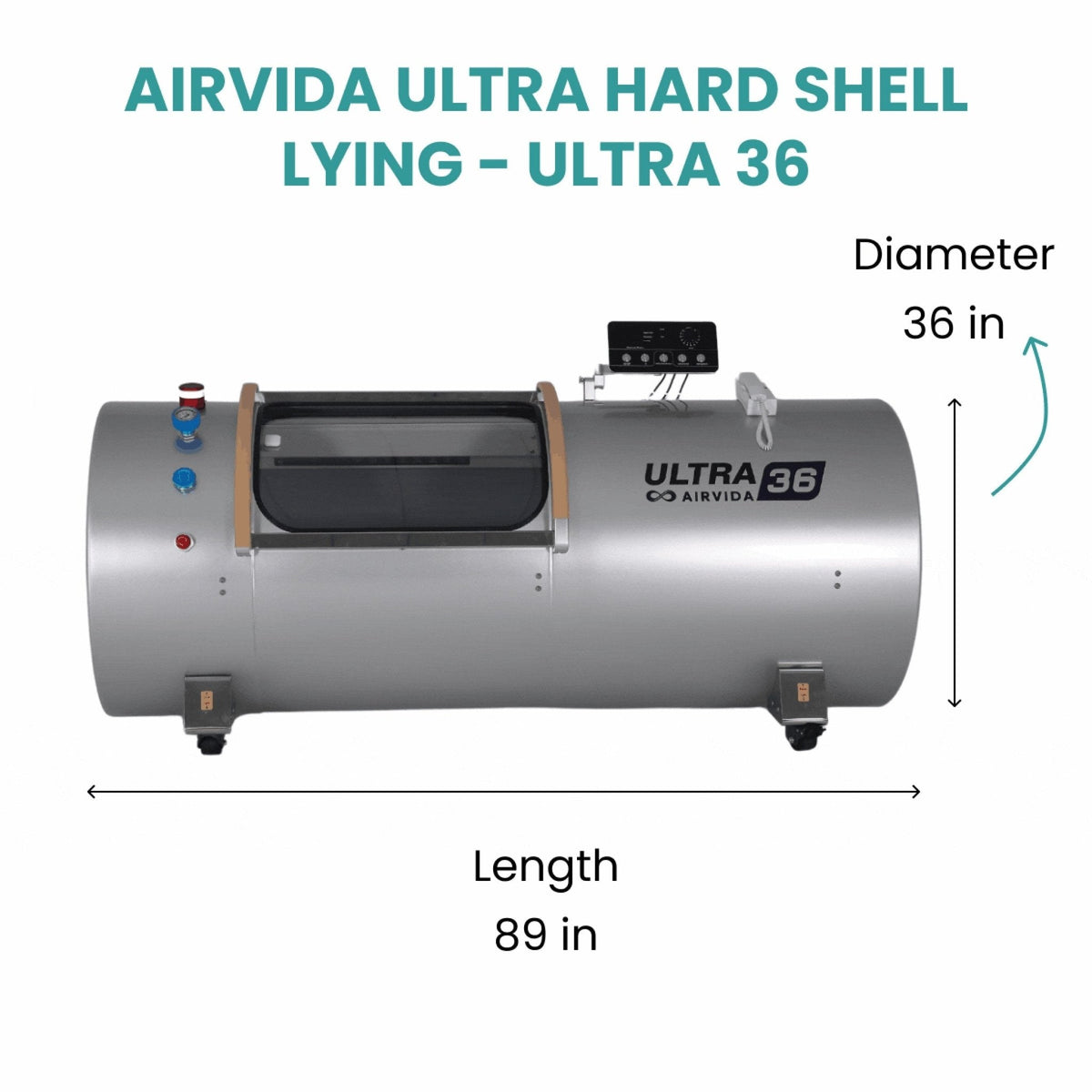 Airvida Ultra Hard Shell Lying Hyperbaric Chamber – 1.3–2.0 ATA