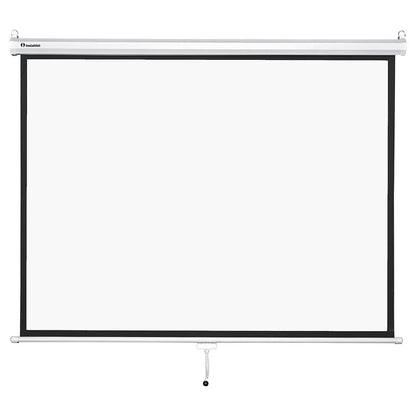 InstaHibit 4:3 Retractable Manual Projection Screen 72" Ceiling Wall