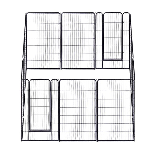 Yescom Heavy Duty Dog Playpen 48" Tall 12-Panel Puppy Pen Metal