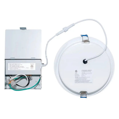 6 Inch LED Recessed Downlight - Swivel, Adjustable Lens, Junction Box, 12W, Selectable CCT, 800 Lumens, 120 VAC