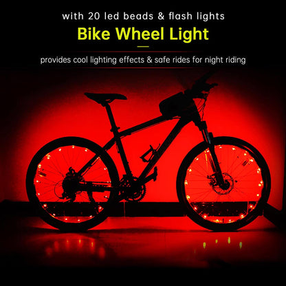 Yescom Waterproof LED Cycling Rim Lights 6.6ft