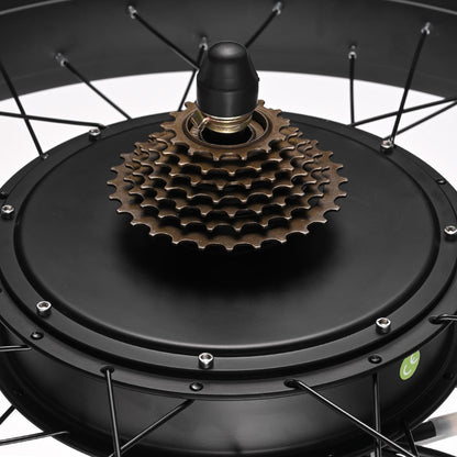 Yescom 26" Electric Bicycle Motor Rear Wheel Fat Tire Kit 48v 1000w