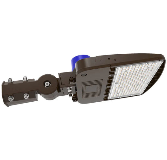 200W LED Parking Lot Light - Photocell-Ready Top Socket & Slip Fitter Mount, 4000K, 30,000 Lumens