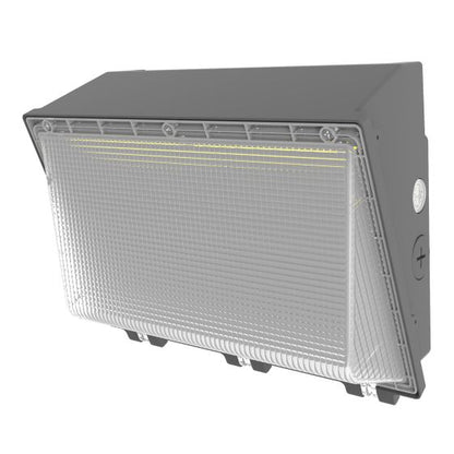 LED Wall Pack Light Built-in Photocell, 120W/100W/80W, 3000K-5000K, 15,600 Lumens, 120-277 VAC