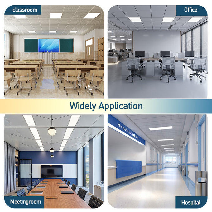 LED Ceiling Panel Light with sensor, 40W/30W/25W/20W/15W, 2x2, 3500K-6500K, 5000 Lumens, 120-277 VAC