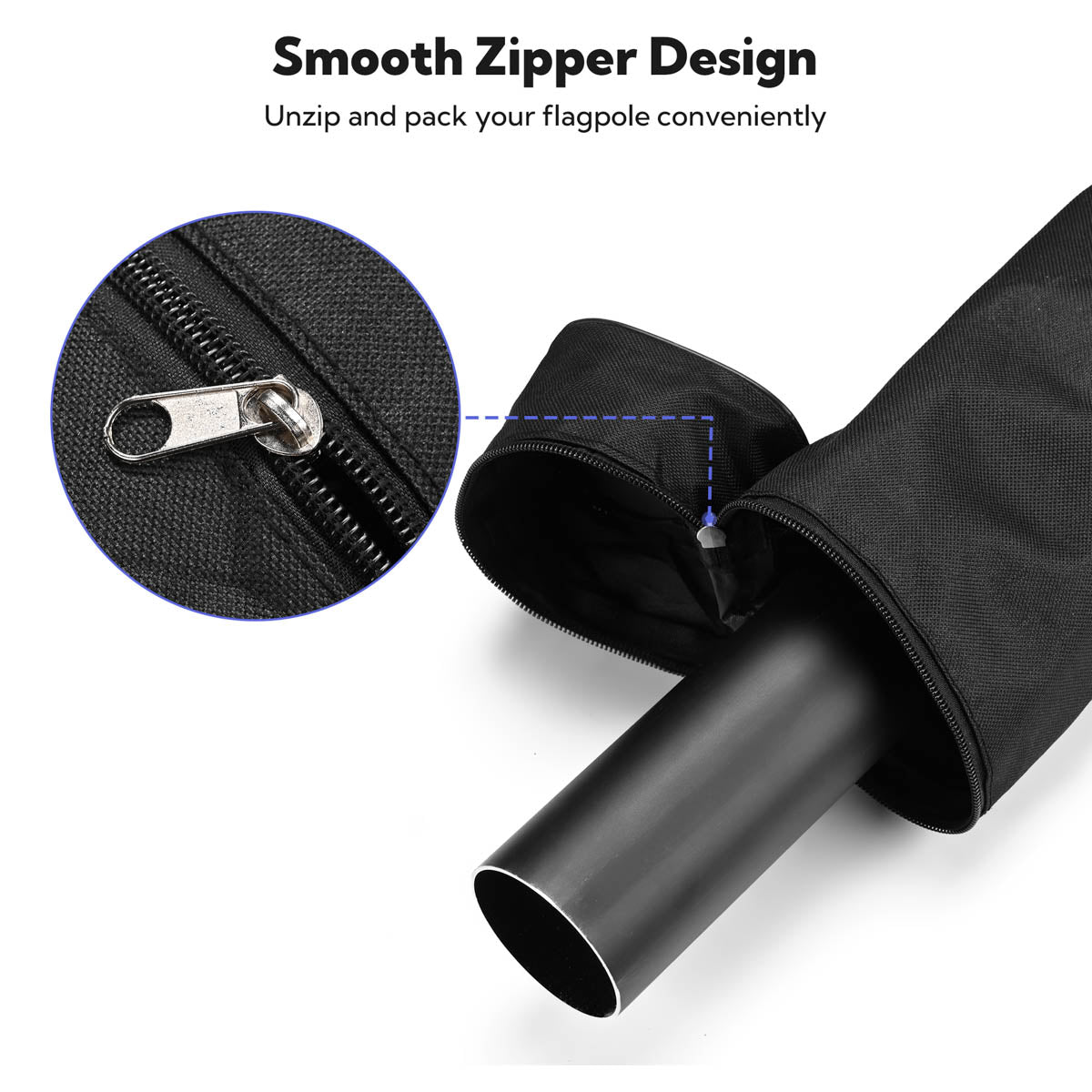 Yescom Flag Pole Bag for EZ GO Telescopic Flagpole