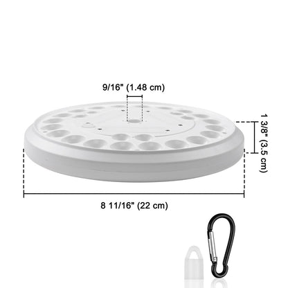 Yescom Solar Powered Flagpole LED Light for Yard Outdoor D9/16"