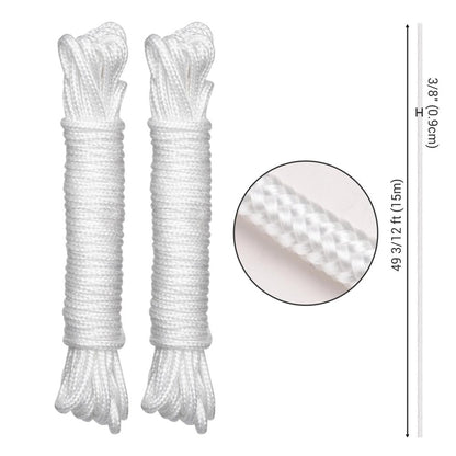 Yescom Flagpole Truck Top Pulley Cleat Ropes Kit