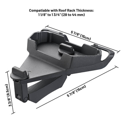 Yescom Starlink Mini Mount Vehicle Mount fit 1.1-1.7" Roof Rack