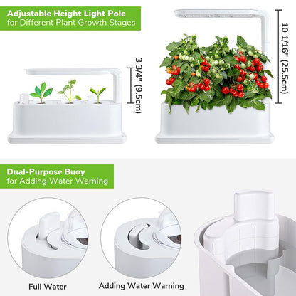 Yescom 40 Home Hydroponics Grow Lights 3 Seed Pods