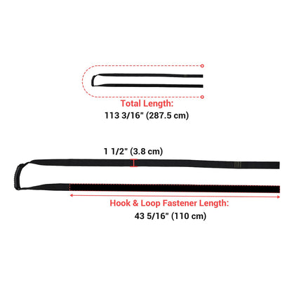 Yescom 1.5in x 10ft Box Carrying Strap with Handle 2ct.