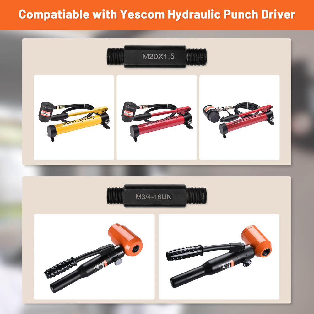 Yescom 1 3/4" Square Knockout Punch and Dies 45mm