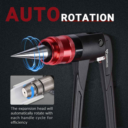 Yescom Auto Rotate PEX-A Expansion Tool with Tubing Cutter & Head