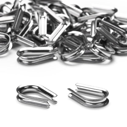 Yescom Stainless Steel Wire Cable Thimble 50ct/pk