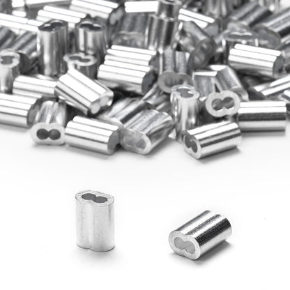 Yescom Wire Cable Aluminum Crimping Sleeve for 2-2.5mm 100ct.