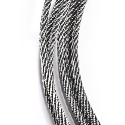 Yescom 3.18mm Wire Rope Type 316 Stainless Steel, 7x7, 1/8"x500'