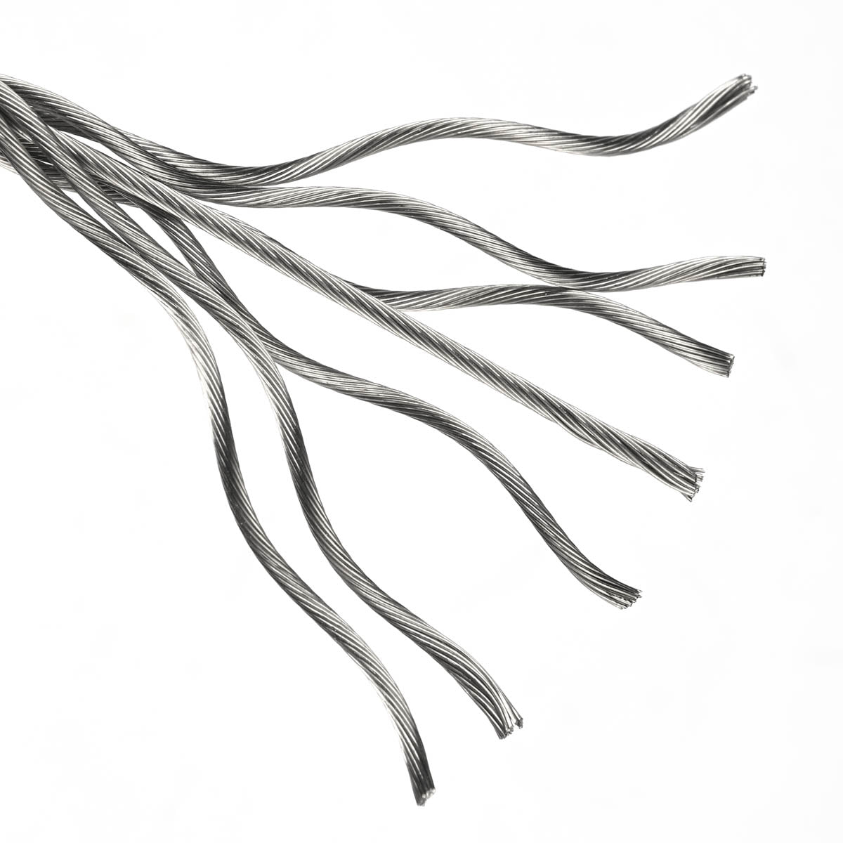 Yescom 4.8mm Wire Rope Type 316 Stainless Steel, 7x19, 3/16"x500'