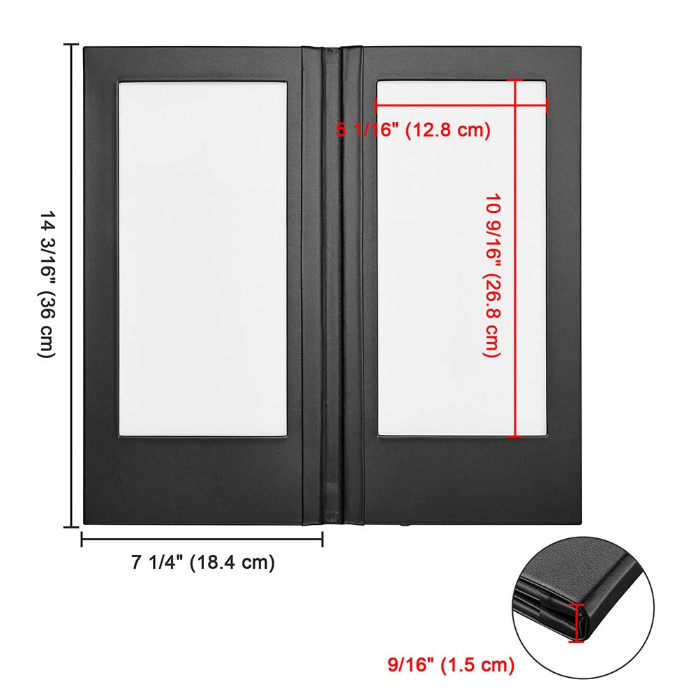 Yescom LED Menu Cover Backlit Menu Holder