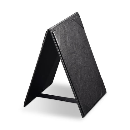 Yescom Table Tents Double Sided Cards Holder PU Leather