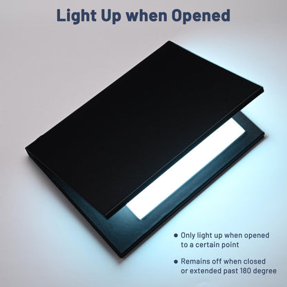 Yescom Personalized Menu Covers LED Menu Cover Dual Page 5.5x7in Set(5)