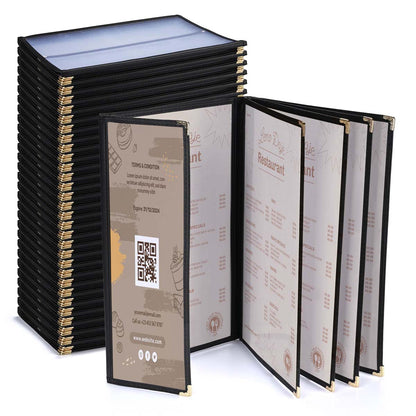 Yescom 30x Menu Covers Cafe Restaurant 8.5x14 & 4.25x14