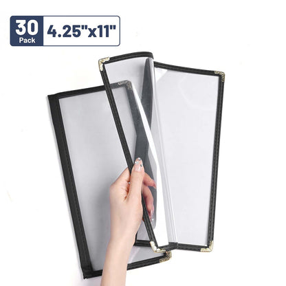 Yescom 30x Menu Covers Bistro Wine List Holder 4.25x11