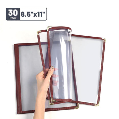Yescom 8.5x11 Menu Covers Cafe Restaurant Red