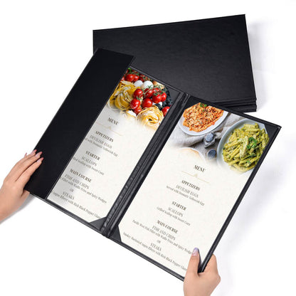 Yescom 8.5x14 PU Leather Menu Covers Set(5)