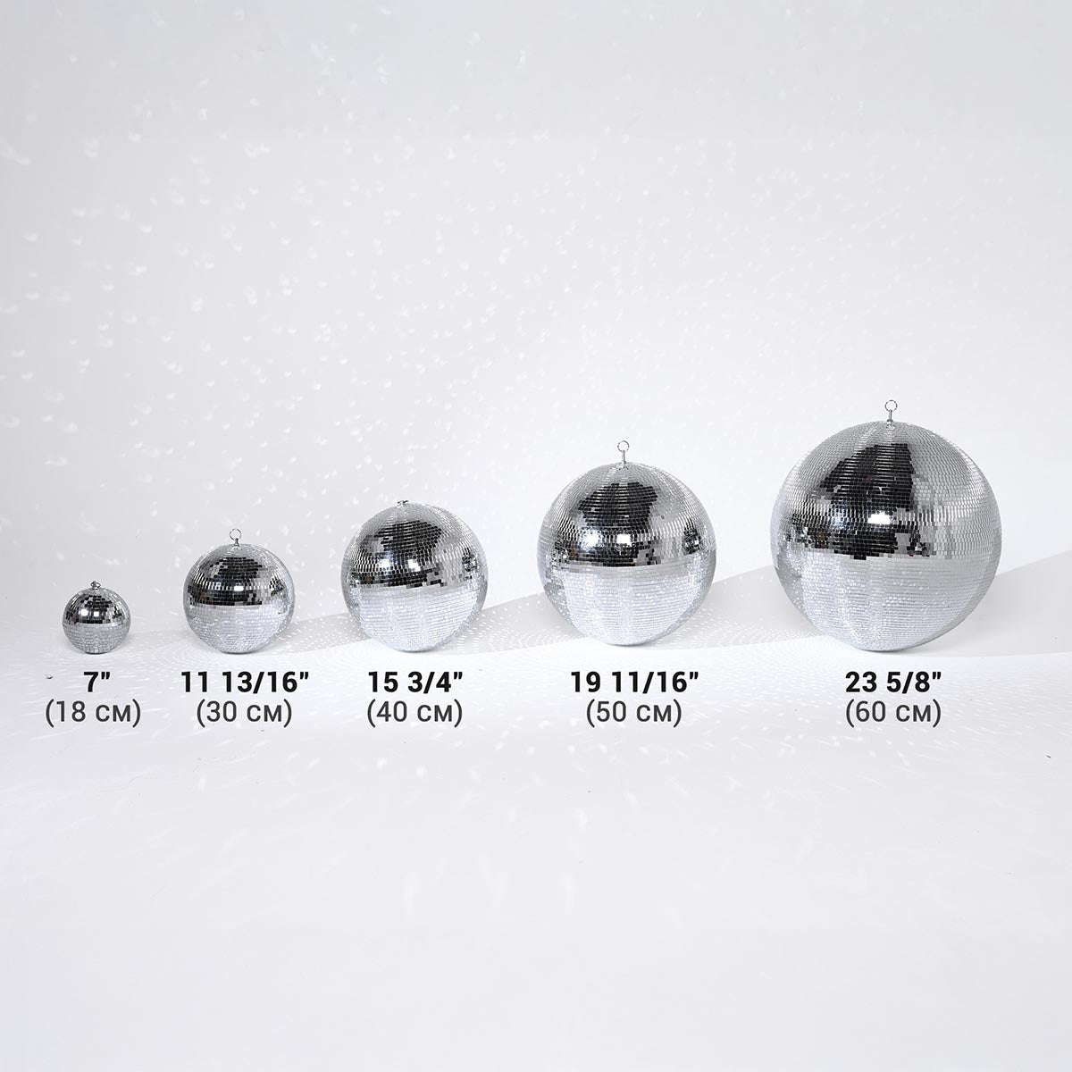 Yescom Silver Mirror Ball for 70s/80s Disco Parties Fashion Runway
