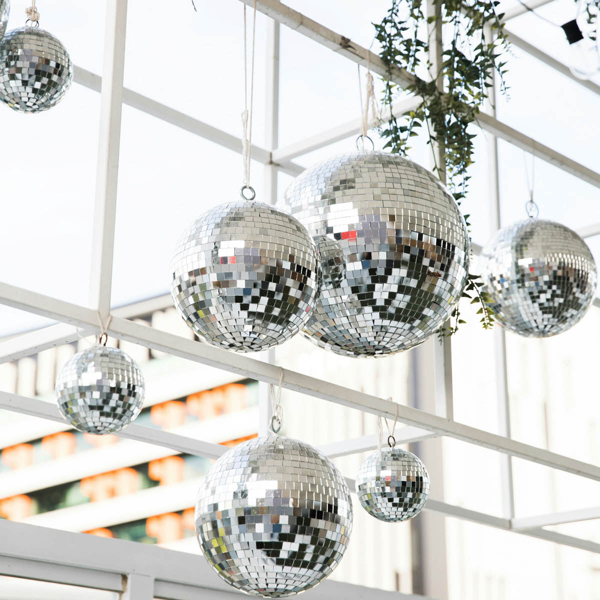 Yescom Silver Mirror Ball for 70s/80s Disco Parties Fashion Runway