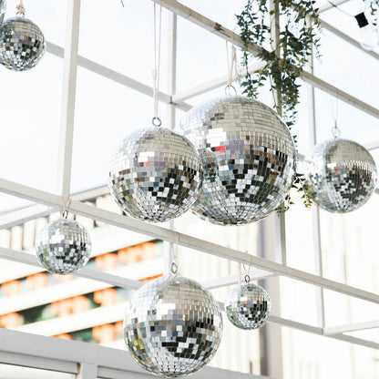 Yescom Silver Mirror Ball for 70s/80s Disco Parties Fashion Runway