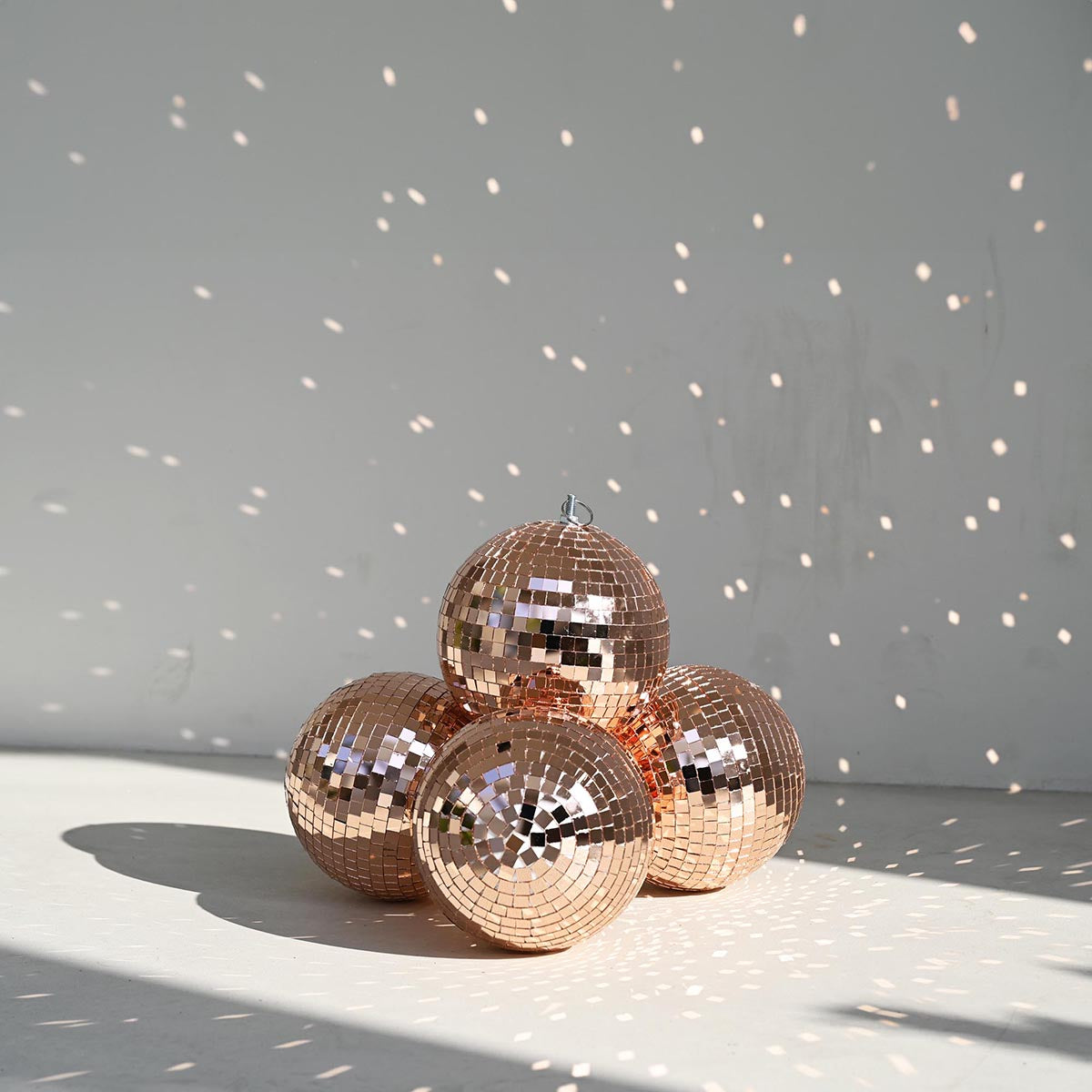 Yescom Rose Gold Mirror Ball for Beach Wedding Luxury Gala