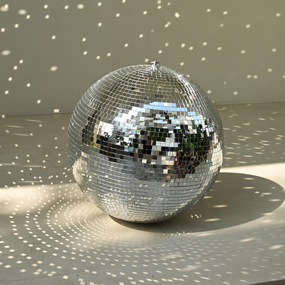 Yescom 16in Shiny Disco Ball with Motor, 8 RGB Lights for Event Party