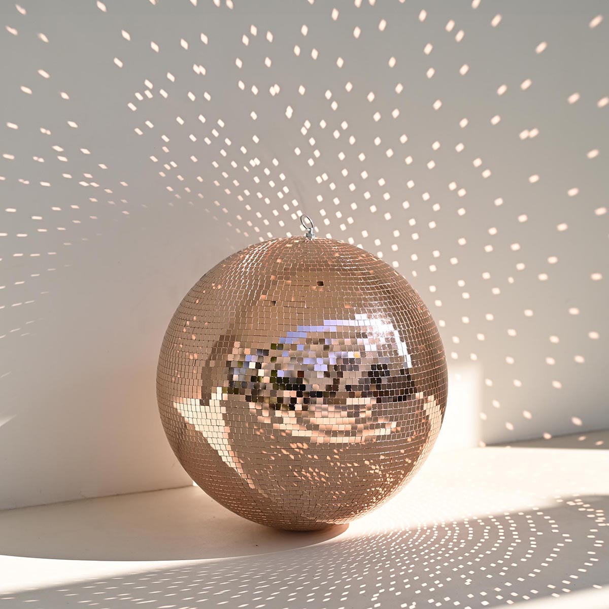 Yescom Rose Gold Mirror Ball for Beach Wedding Luxury Gala