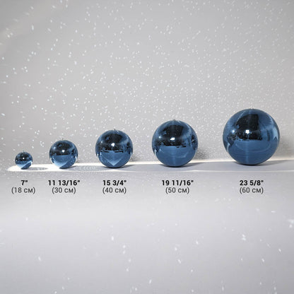 Yescom Blue Mirror Ball for Awards Night Summer Event