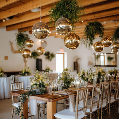 Yescom 24 Inch Mirror Ball for Disco Glam Wedding Annual Gala