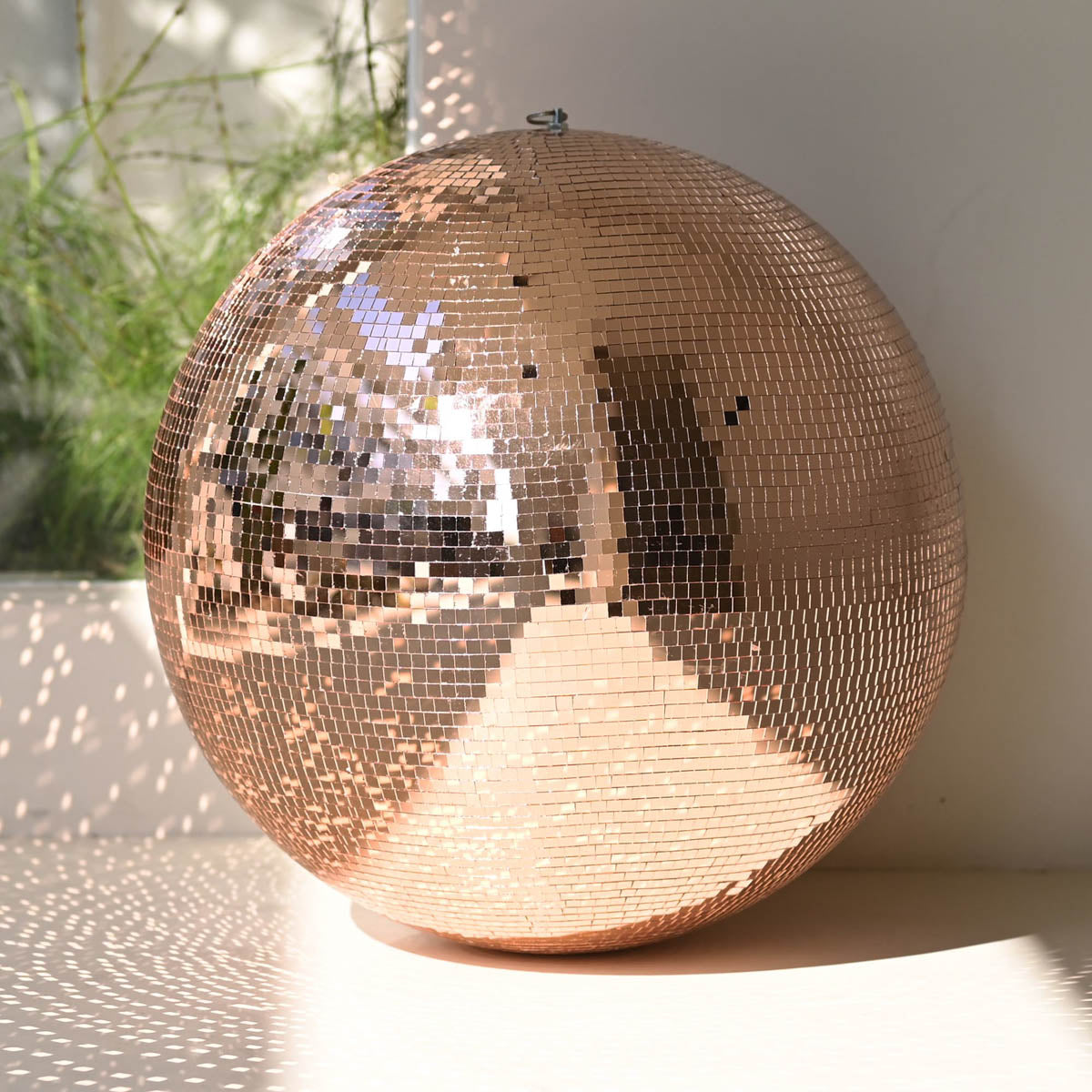 Yescom Rose Gold Mirror Ball for Beach Wedding Luxury Gala