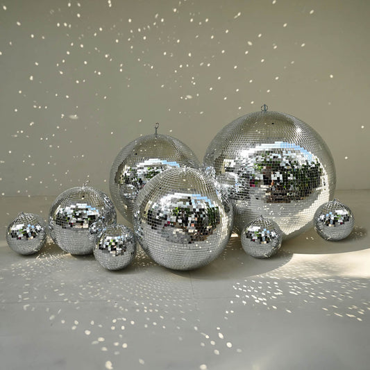 Yescom Silver Mirror Ball for 70s/80s Disco Parties Fashion Runway