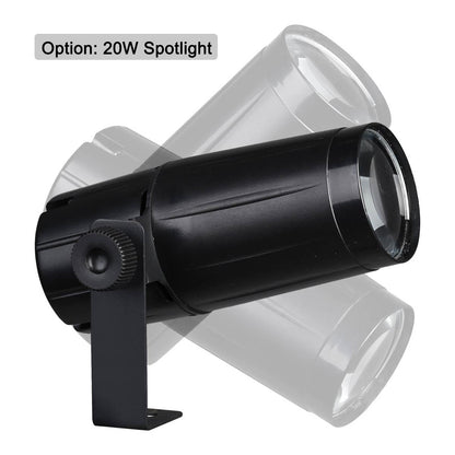 Yescom Pinspot LED Disco Light Party Club Lighting RGB
