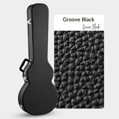 Yescom Lockable Electric Guitar Hard-Shell Case Les Paul Style Wood