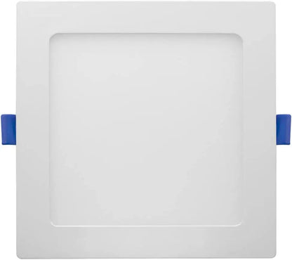 6-Inch Square Ultra-Slim LED Downlight, 5CCT, 15W, 1100LM, Dimmable, Baffle Trim, ETL/Energy Star/T24